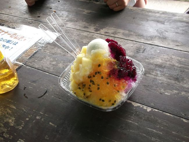 デザートはカキ氷トロピカルー