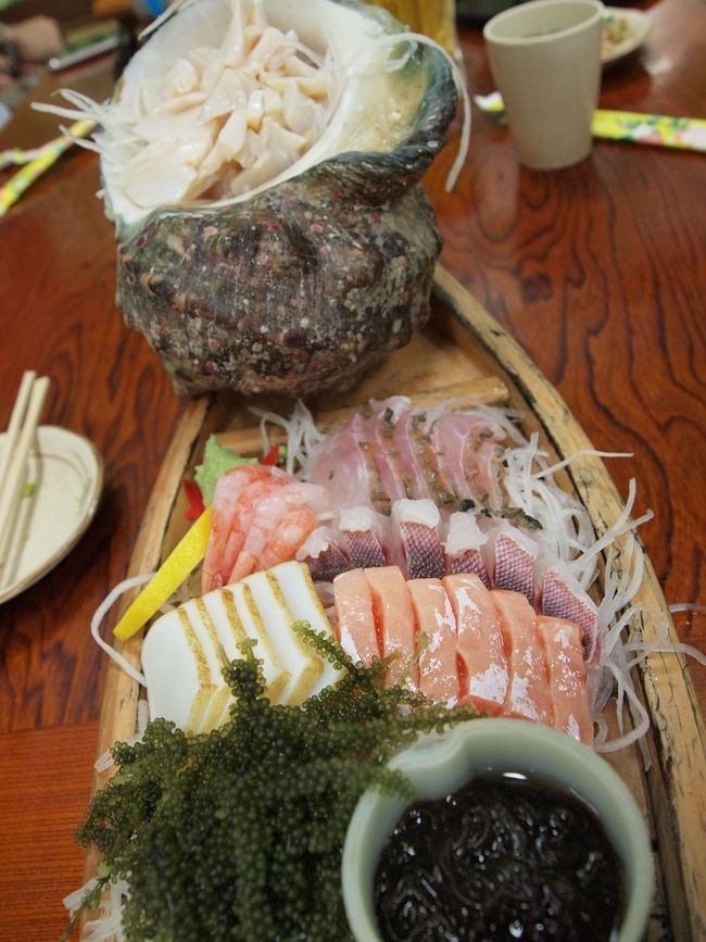 他にこんなお刺身も作ってもらいました。<br /><br />うまし