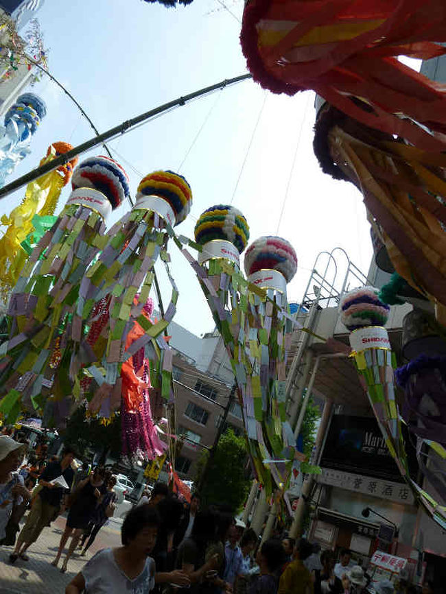 空と風の有る七夕飾り