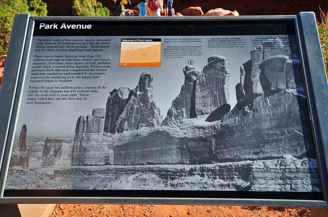 次はアーチーズ国立公園に戻り、パークアベニューに。