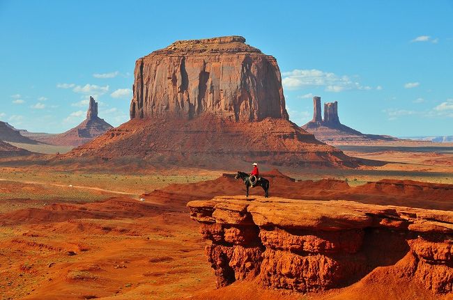 マルボロのＣＭの場所ですね。<br />馬もきちんとポーズを取ってくれます。