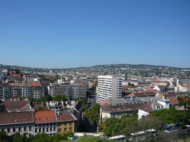 ブダ側の風景。