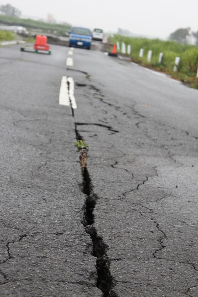 ずっと車の中から見てきましたが、外にでて自足で立ってみました。<br /><br />全然違います<br />足が震えます。