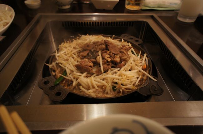 夜は札幌に戻り、まつじんでジンギスカン
