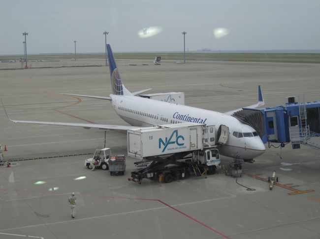 久しぶりのコンチネンタル航空です。