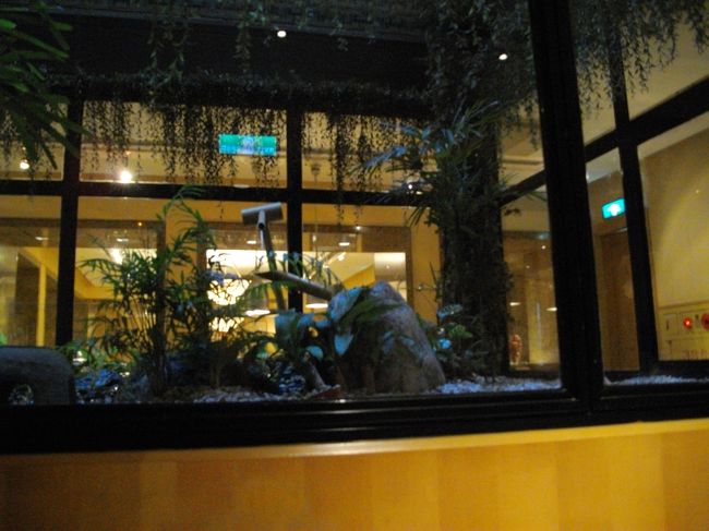 ちょっとした中庭がありました