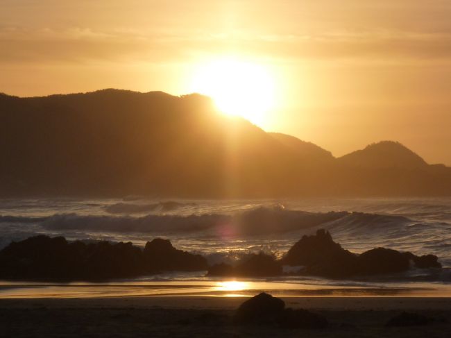 日の出です！<br />わ〜い！<br />1日のパワーがもらえます！