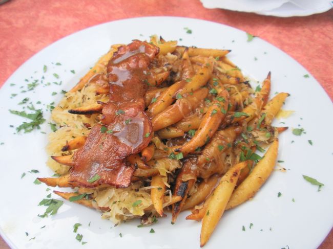 今日は手作りっぽいパスタ。