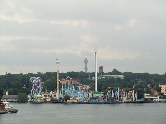 スウェーデン ストックホルム<br />南側の対岸から見たチボリ公園。