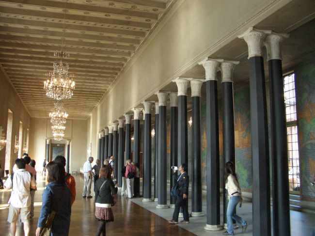 スウェーデン ストックホルム<br />市庁舎。