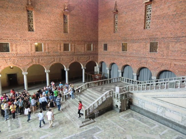 スウェーデン ストックホルム<br />市庁舎。ブルーホール。