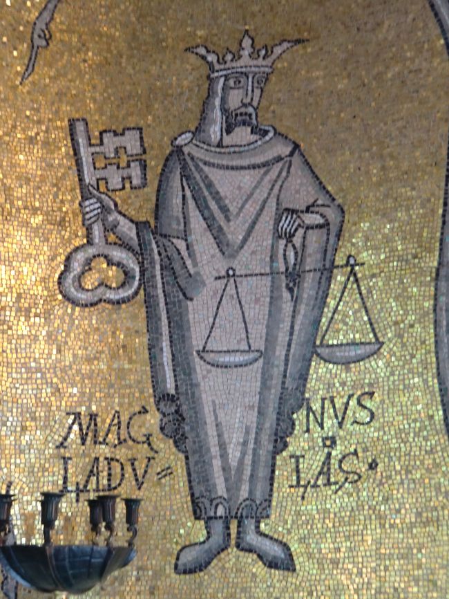 スウェーデン ストックホルム<br />市庁舎。黄金の間。