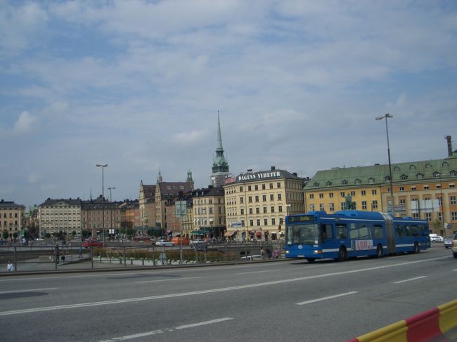 スウェーデン ストックホルム<br />ガムラ・スタンの南側。<br />中央の塔はドイツ教会。