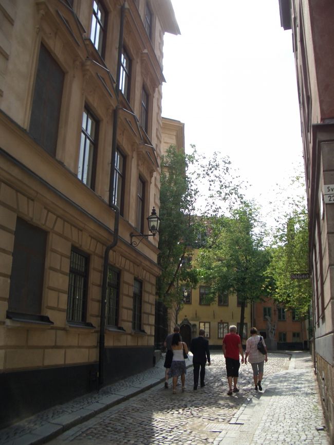 スウェーデン ストックホルム<br />ガムラ・スタンの路地。