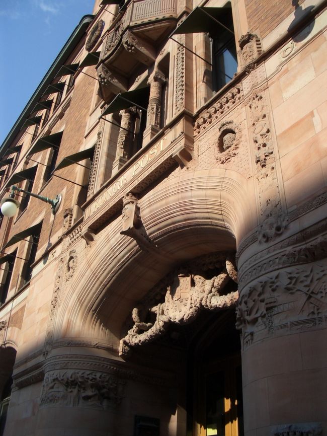 スウェーデン ストックホルム<br />ストックホルム中央駅前の建物。