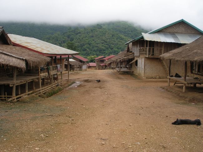 ガイドさんの話によればモン族は　元々モンゴルの方から来た民族らしい。確かに目が細くて朝青龍みたいな顔の人がいる。家は平屋でお酒はあまり飲まないらしい。<br />カム族は元々カンボジアの方から来た民族らしい。家は２階建てでお酒が大好きだそうだ。