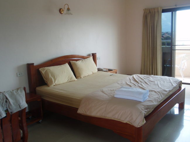 ベッドも広いです。