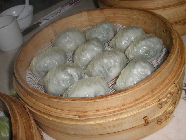 菜肉蒸餃(ほうれん草)<br /><br />あっさり