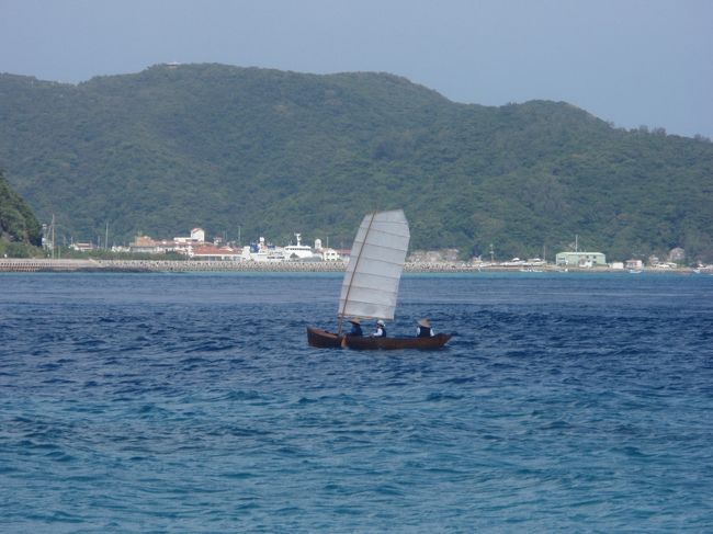 こんな手こぎ帆船が・・・<br /><br />１隻上陸してきた。