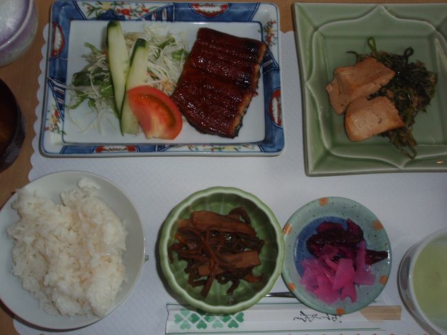 一緒に行った連れが、病後だったので、無理しませんでした。<br /><br />夕食は６：３０からで、６：３０に食堂に行ったら、他に誰も食べに来ませんでした。<br /><br />前日はいっぱいいたのにな。<br /><br />他のツアーに行っている人もいるようでした。<br /><br />ケラマ３島ツアーとか・・<br />サンセットツアーとかね。<br /><br />http://www.zamami-shirahama.com/3tomaguki.html