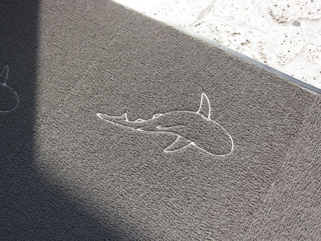 随所に魚や亀などのシルエットが盛り込まれていて可愛い^^