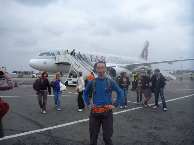 関空〜ドーハ〜ナイロビ（カタール航空）でアフリカへ入りました