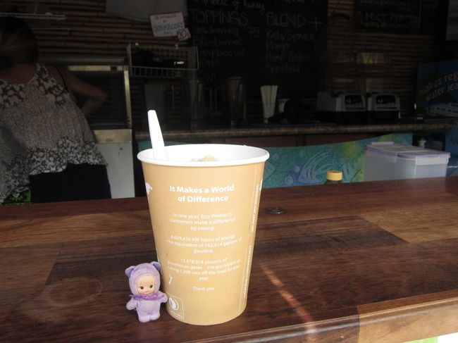 代わりにお向かいのスタンドでアサイーボウルを注文。<br />おいしかったなり。