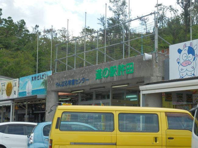 ブセナテラスを後にし、軽くドライブ。<br /><br />許田の道の駅で休憩。