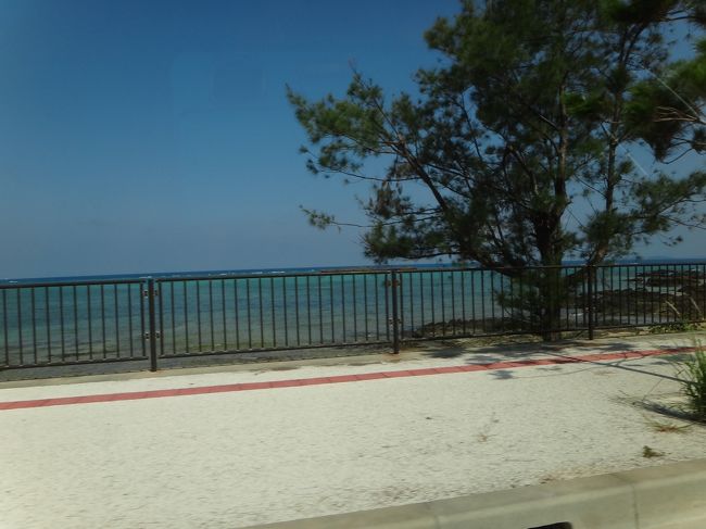 万座毛をあとに国道58号線を北上します。