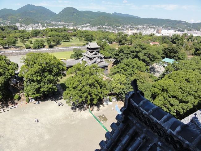 天守からの眺めです。