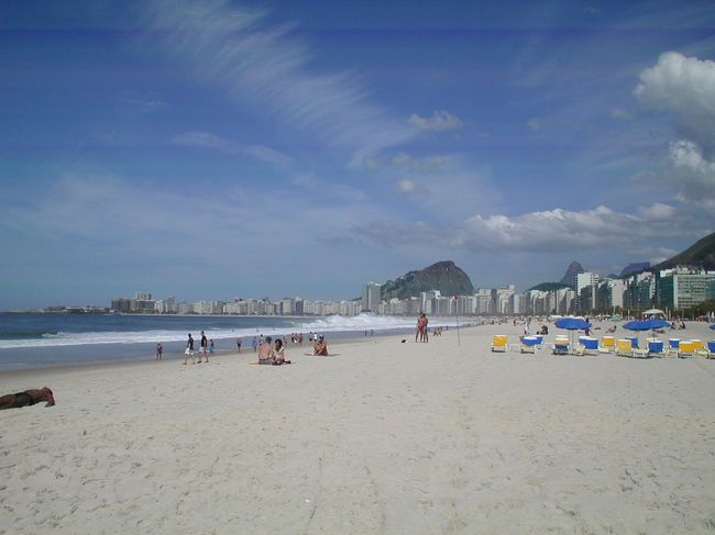 どこまでも青い地球の裏側のコパカバーナ１