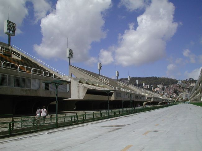 毎年2月に開催されるリオのカーニバルの会場