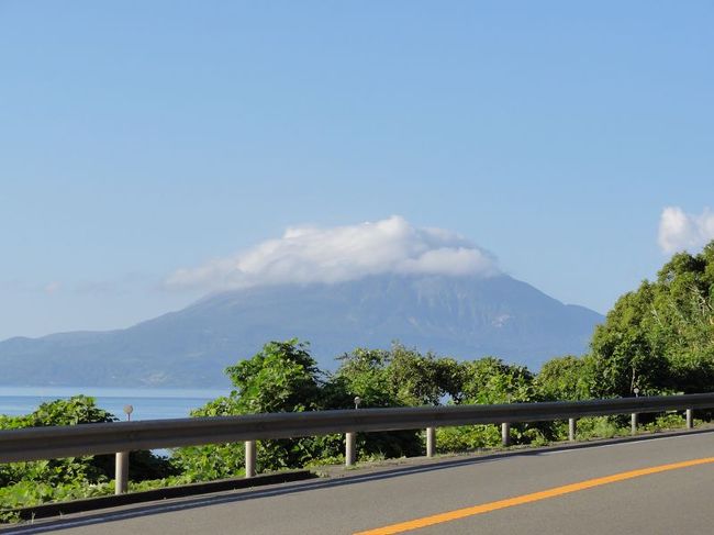 とりあえず鹿児島を離れるとき、桜島の写真も押さえておきました。