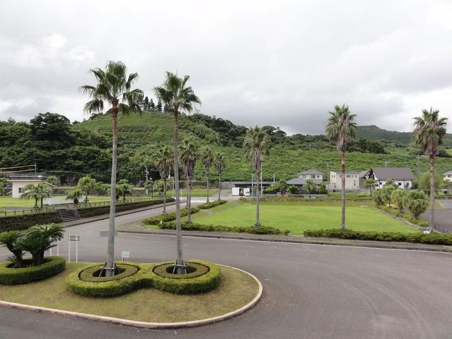青島駅のロータリーものどかです。<br /><br />そうそう。青島観光でクルマを駐車するなら青島駅の駐車場がおすすめ。無料です。なお、国道沿いに有料パーキングがたくさんありますが、歩く距離はあまり変わらないので貧乏旅行では断然、駅のパーキグです。<br /><br />なお、午後5時に施錠されるので出庫はお早めに。例の一件以来、パーキングの終了時間に非常にナーバスｗ例の一件が知りたい人は長崎の旅行記を参照のこと。