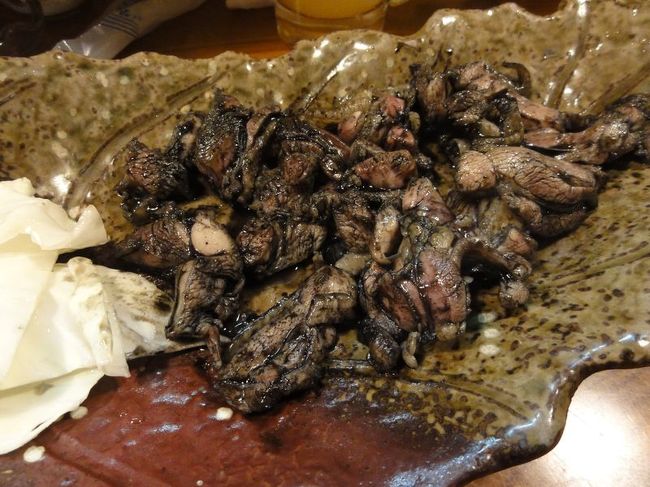 地頭鶏（じどっこ）もも焼き1380円です。<br /><br />きっと、普通の赤鶏の方を出されたと思います。かなり歯ごたえがあるお肉でした。食べログの方でも地頭鶏は柔らかくて旨いとレビューしている人が多いのでたぶんそうだと思いますが、初めてのお店で、初めて地頭鶏を食べて、コレ赤鶏の方じゃない？なんて突っ込みづらいよね……。<br /><br />しかも、お店自体が超混んでいてオーダーミスが頻発しているような状態です。人はいいんですが、オペレーションがなっていない。