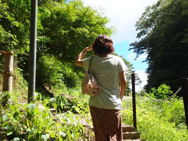 暑いねー。オカンがきたらいっつも暑い！いや、天気がいい。