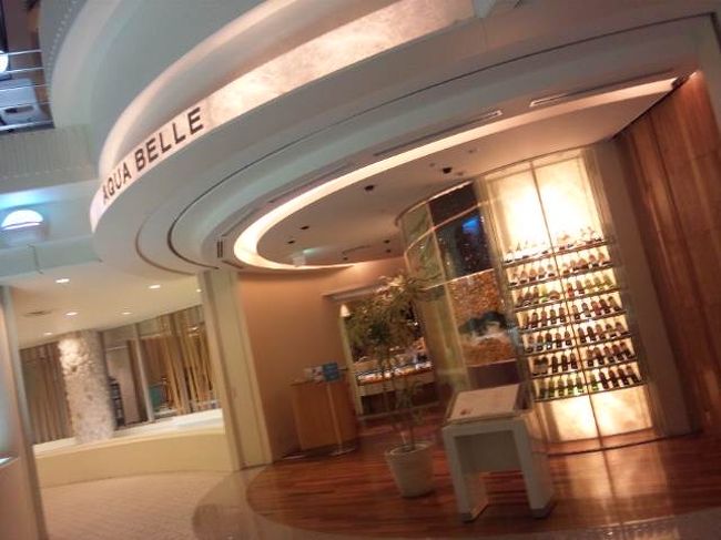 車が結構遠い所に駐車されてるようだし、<br />出かけるのも面倒になったので、<br />夕食はアクアベルのビュッフェに。<br /><br />内容は・・・う〜ん、<br />これで大人１名4,200円か・・・というのが正直なところ。<br />(料理と味の基準がアッタテラスになってたのもあるんだろうけど)<br /><br />ただ宿泊プランに付いてた5000円の食事券を使用したので、<br />妥協の範囲内ではありました。<br /><br />