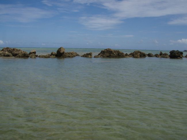 ホテル前のビーチに子供連れでシュノーケリングツアーに来ている家族連れがいました。<br />下の子供はウチよりも小さく1歳ちょっとくらい。<br />お父さんと上の子供(5歳くらい?)メインで参加しているようですが、小さな子連れでもOKなツアーもあるんだと、次回、考えてみようと思いました。