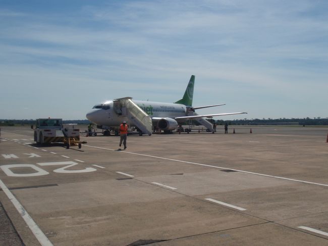 私たちが乗った、WEBJETという航空会社の飛行機