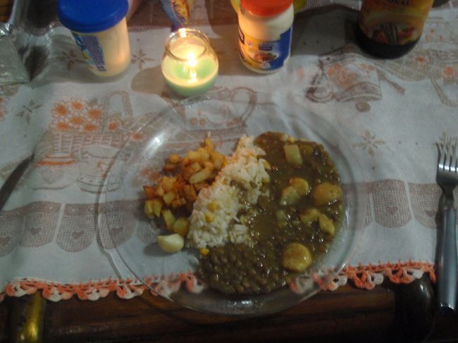 ジャングル3日目のランチ