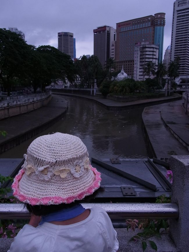 川が合流したところ。ここがクアラルンプールの<br />発祥地だそうです。