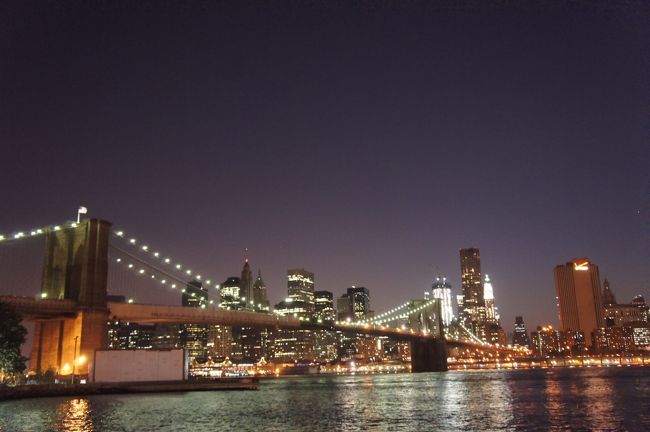 ブルックリンブリッジ＆マンハッタン島。<br /><br />この風景見たことある〜！<br />この目で観れて感動☆