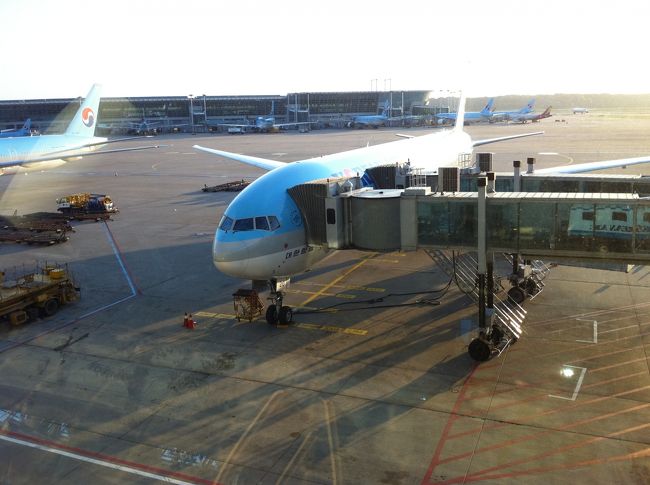 日本へ向けて帰ります。<br />帰りもKOREAN AIR(KE7219)です。<br /><br />