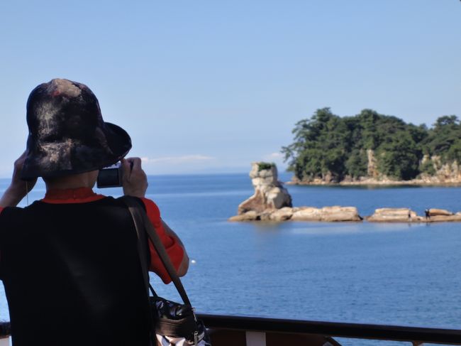 シーサーの形の岩