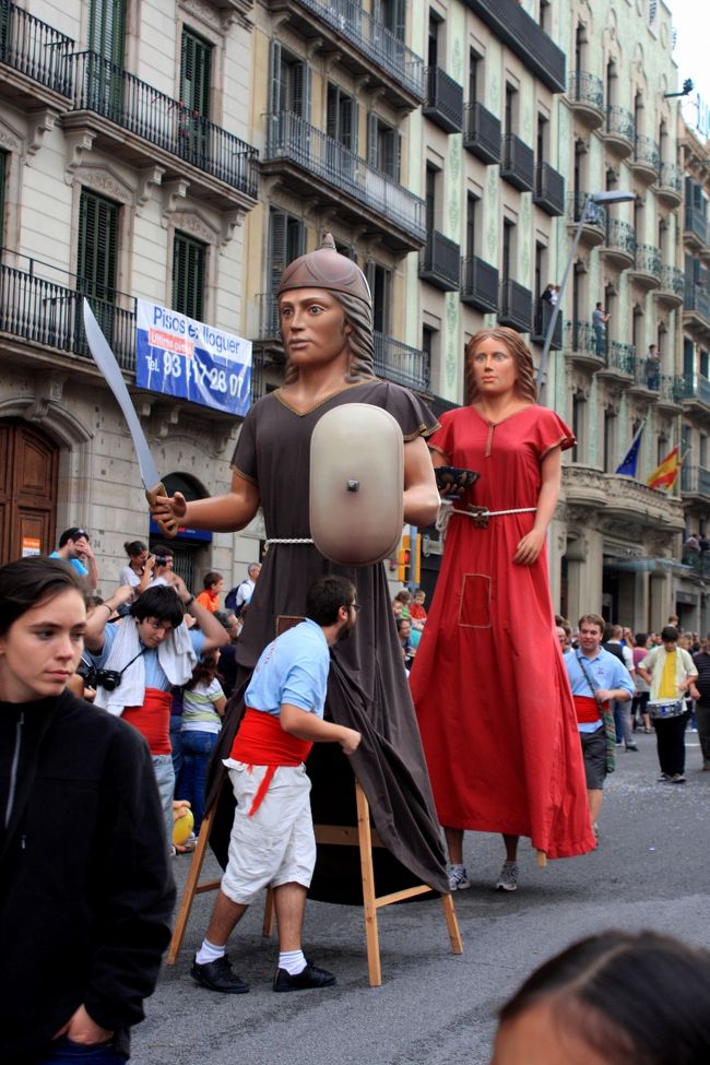 メルセ祭 ヒガンテスのパレード バルセロナ スペイン の旅行記 ブログ By わんぱく大将さん フォートラベル