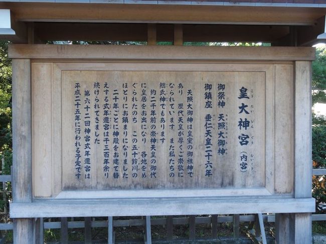 内宮について説明しています。