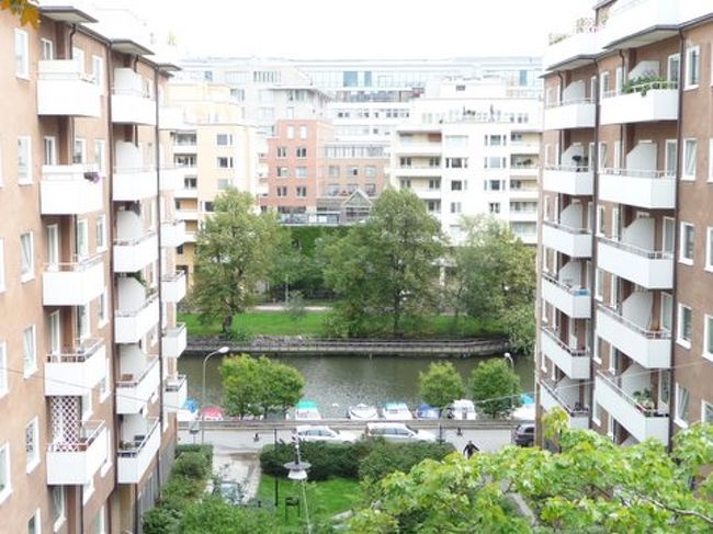 クリアレイク辺りには素敵なアパートが沢山。