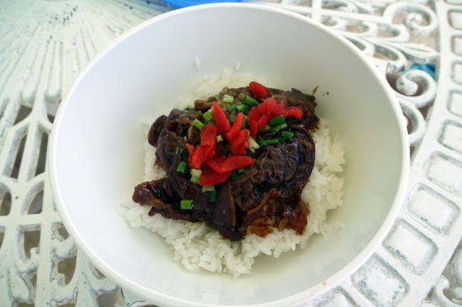 子供達はカルビ丼 ￥５００−