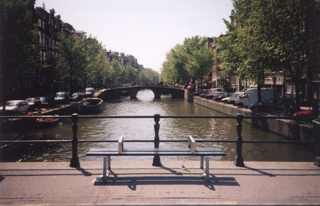アムステルダムの運河。