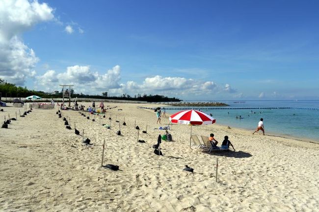 残波ビーチの眺め①